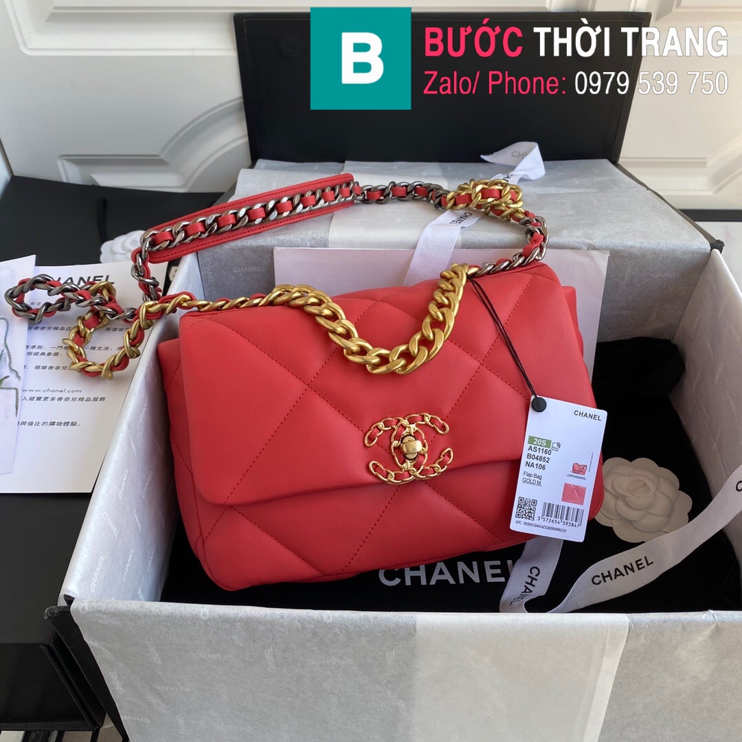 Túi Xách Chanel 19 Bag Red  Nice Bag