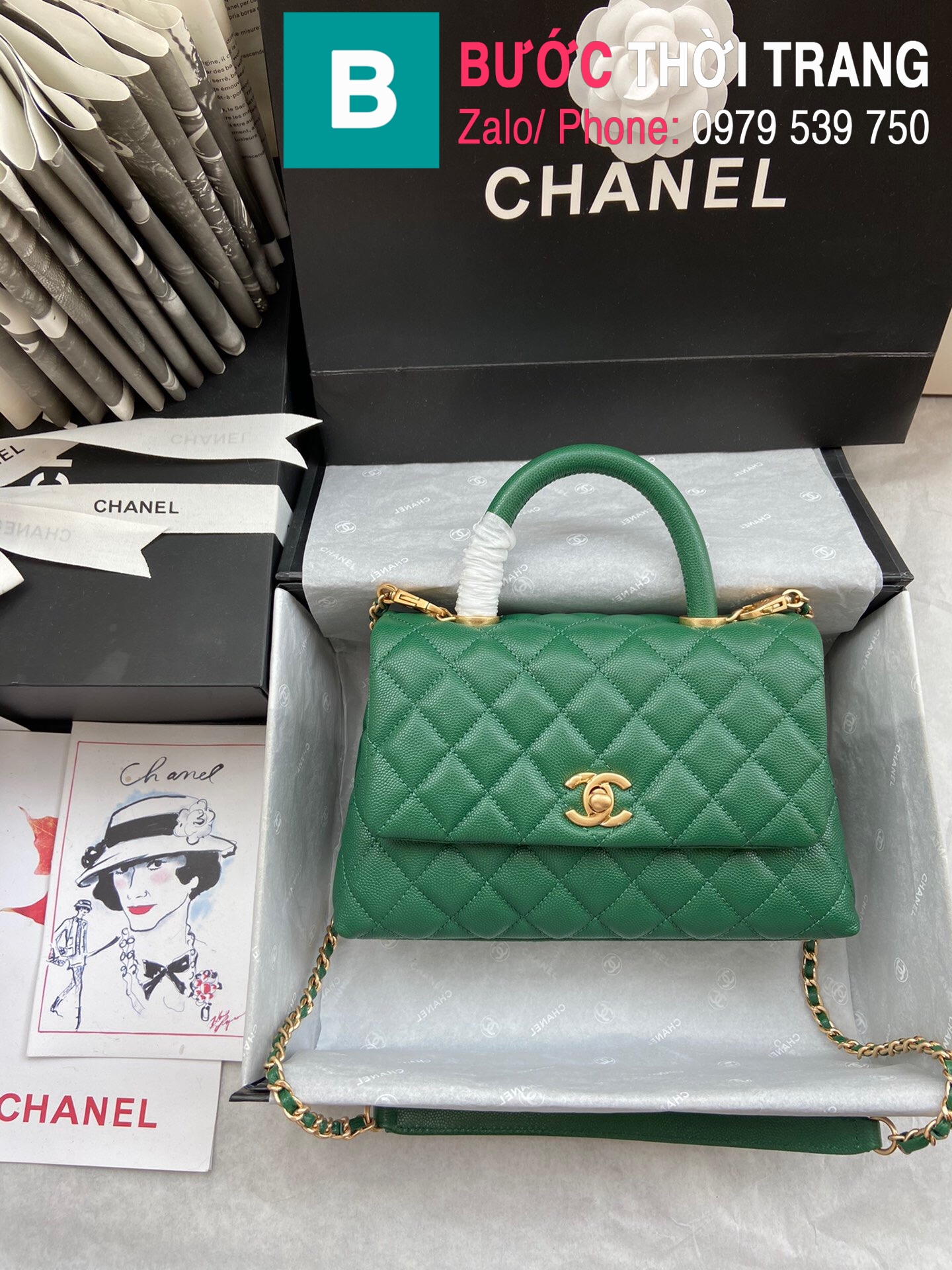 Túi Xách Chanel Coco Handle Small Crossbody   Shop giày Swagger