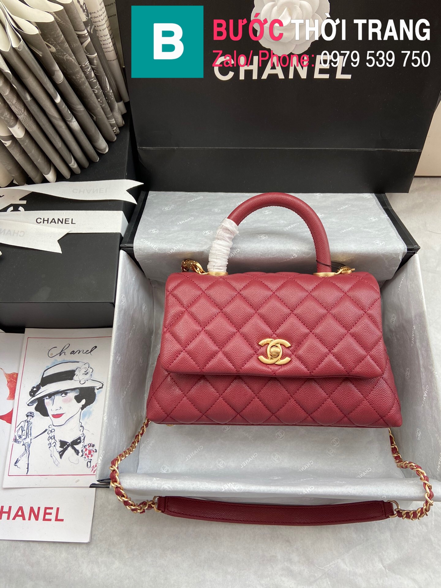 Túi Xách Chanel Hobo 2022 Màu Trắng Siêu Cấp - Vy Luxury