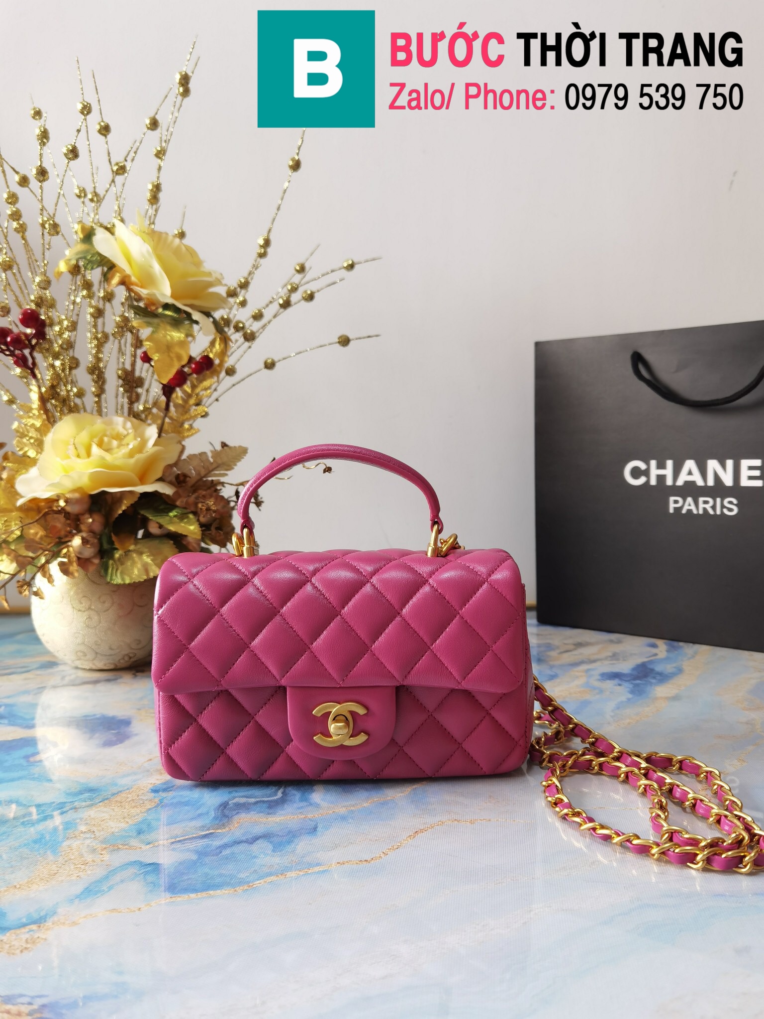 ORDER TỔNG HỢP BST túi Chanel màu hồng