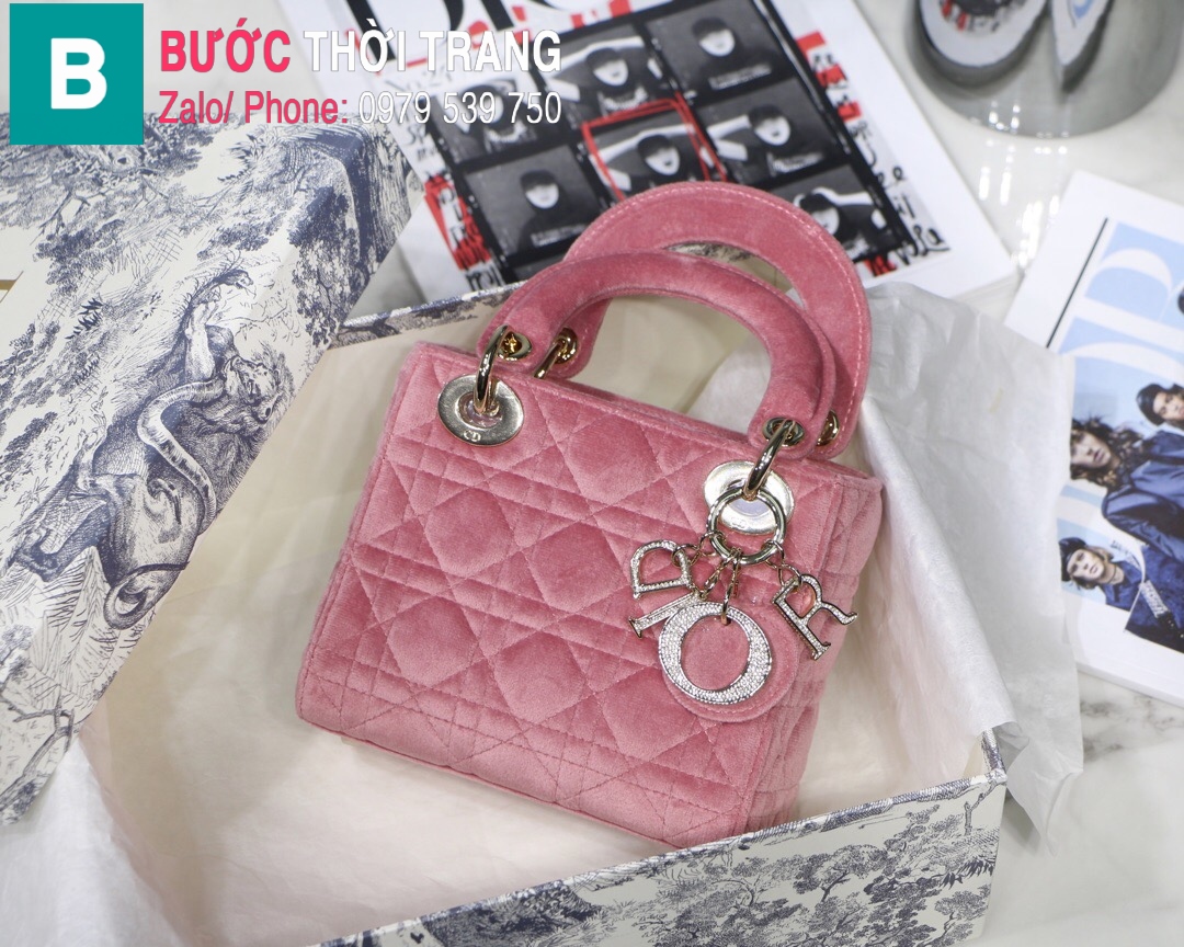 Miss Dior Mini Bag Light Pink Cannage Lambskin  DIOR US