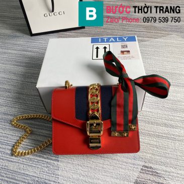 Túi Gucci Sylvie leather mini chan bag (1)