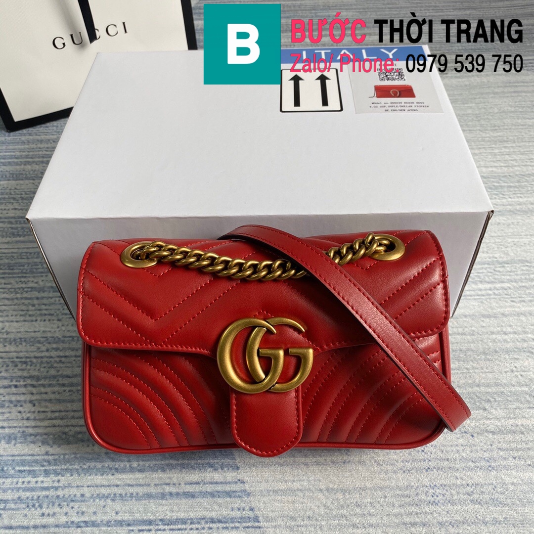 Túi xách Gucci Marmont matelassé mini bag (19)