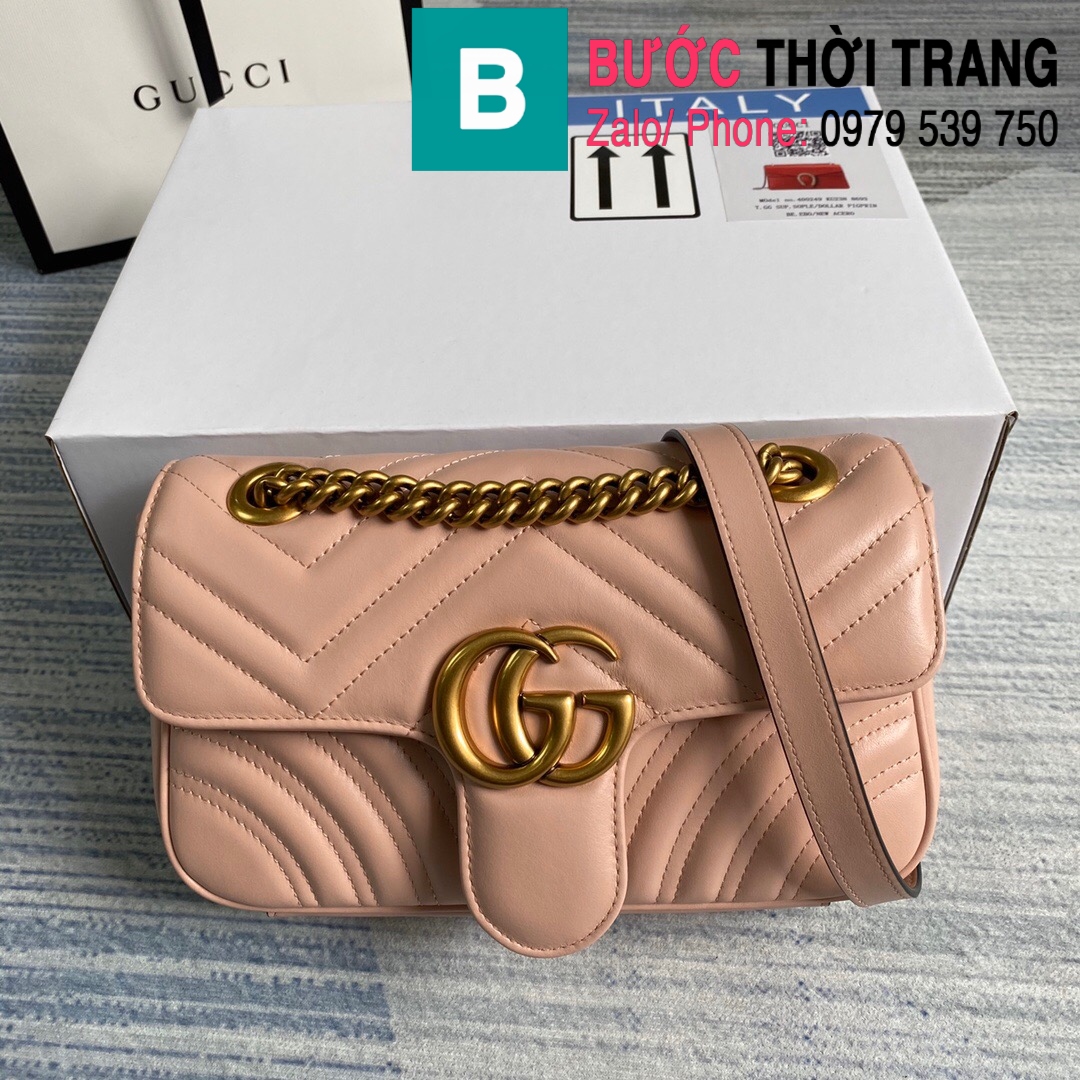 Túi xách Gucci Marmont matelassé mini bag (28)