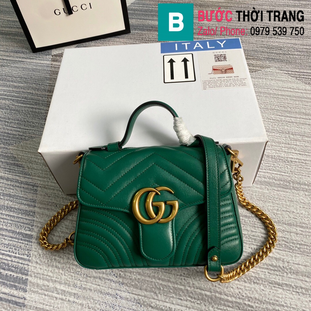 Túi xách Gucci Marmont mini top handle bag (45)