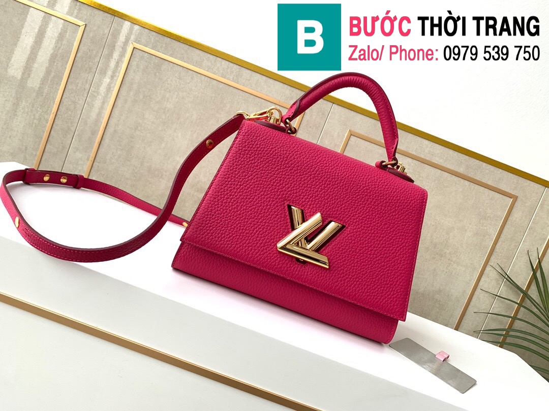 Túi LV Louis Vuitton Twist One Handle siêu cấp da Taurillon màu hồng size  25cm – M57093 – Túi xách cao cấp, những mẫu túi siêu cấp, like authentic  cực đẹp