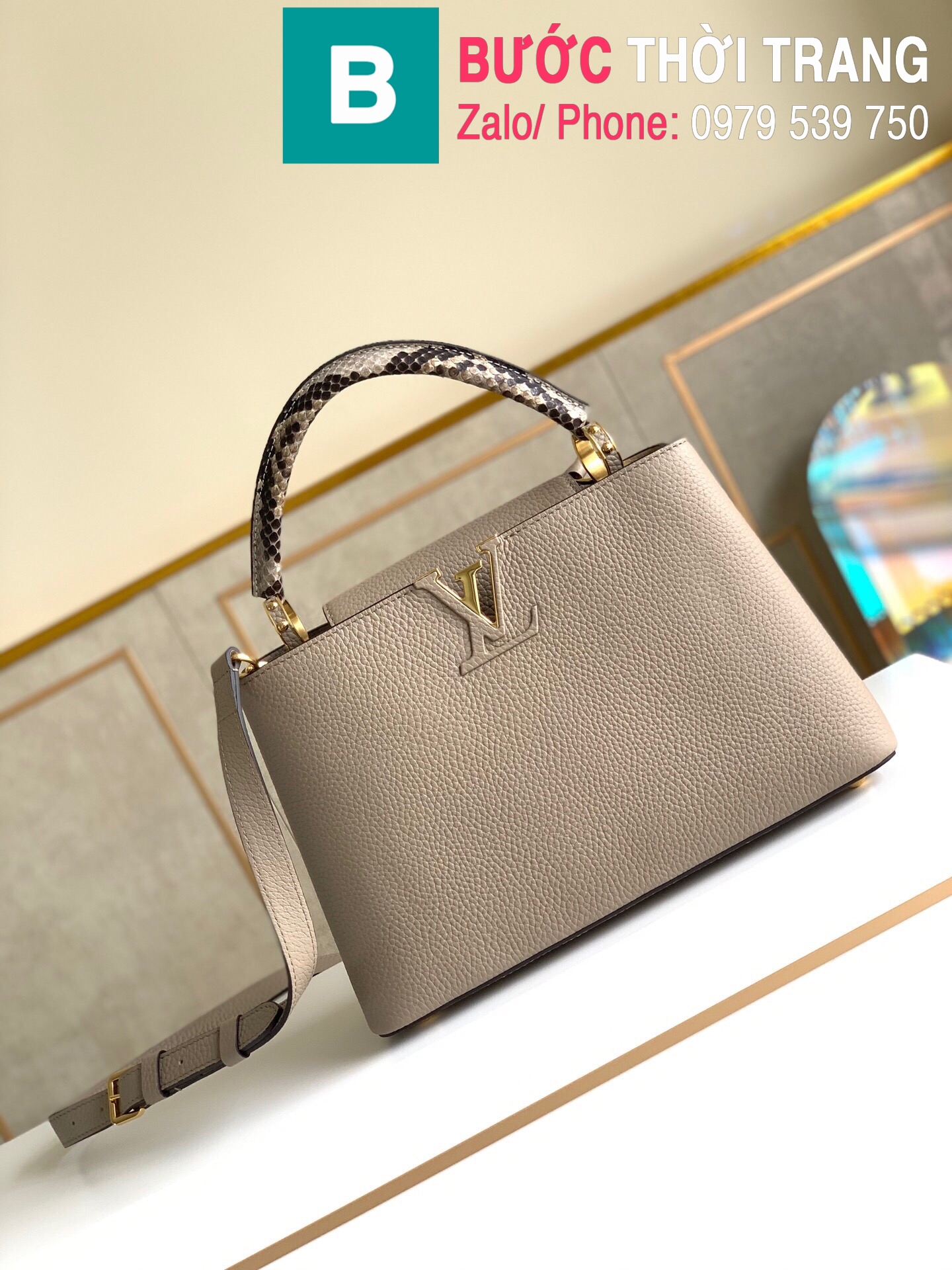 Túi xách LV Louis Vuitton Capucines Bag (10)