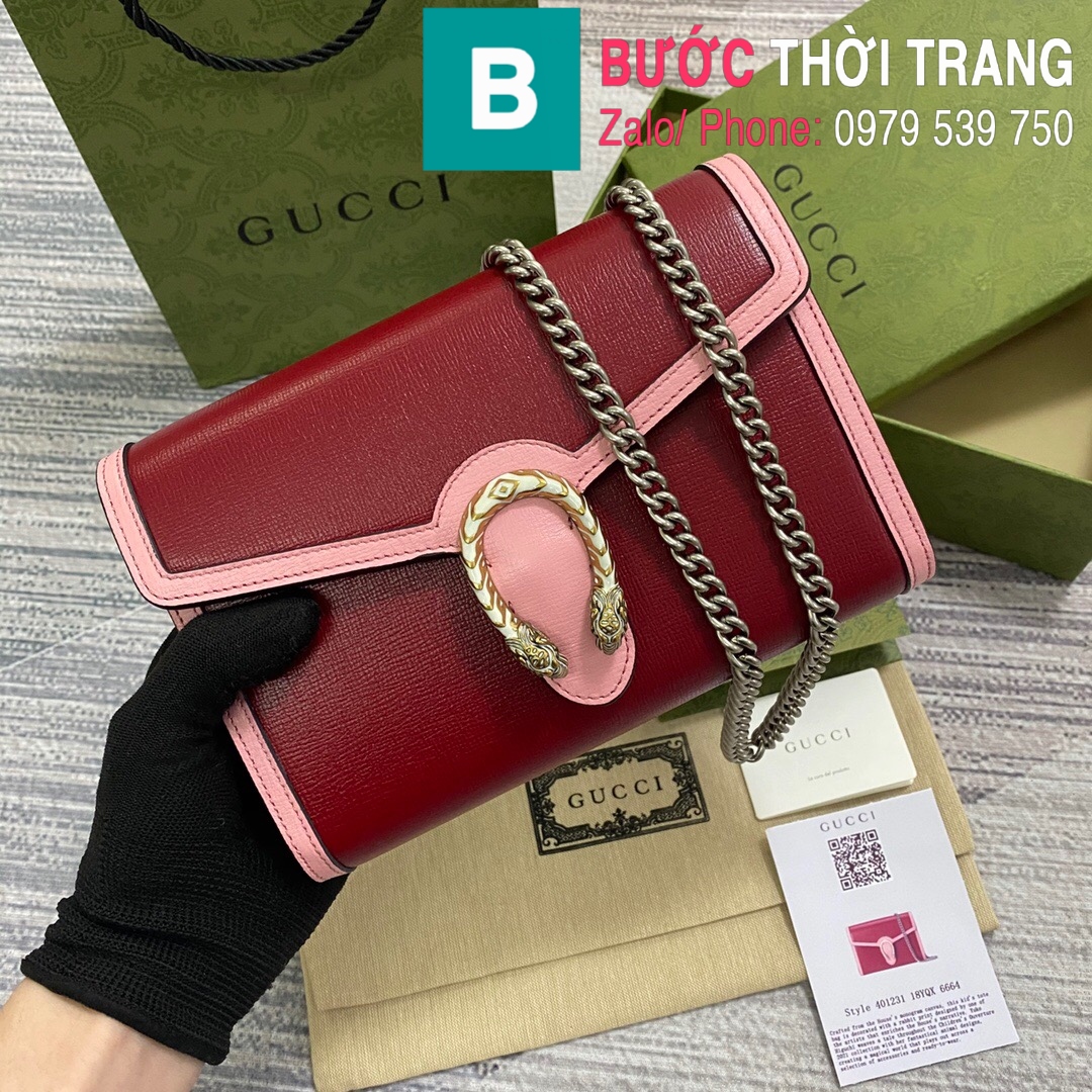 Túi xách Gucci mini leather chain Bag (1)