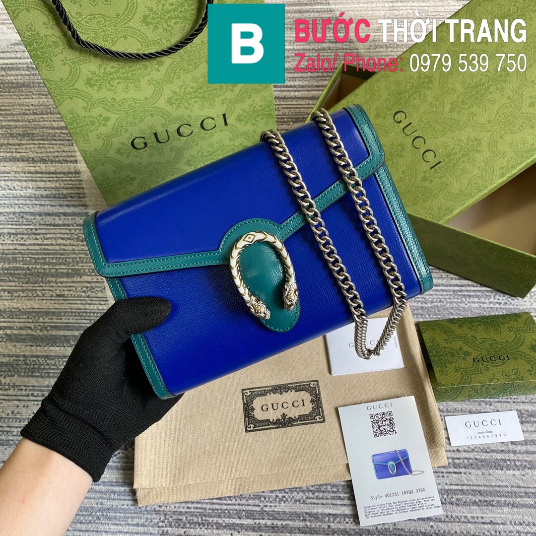 Túi xách Gucci mini leather chain Bag (10)