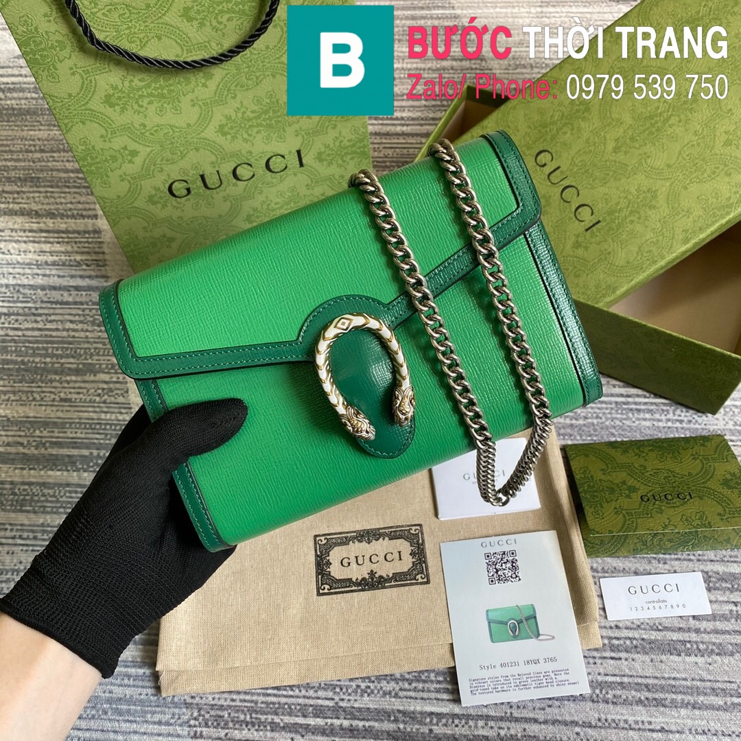 Túi xách Gucci mini leather chain Bag (19)
