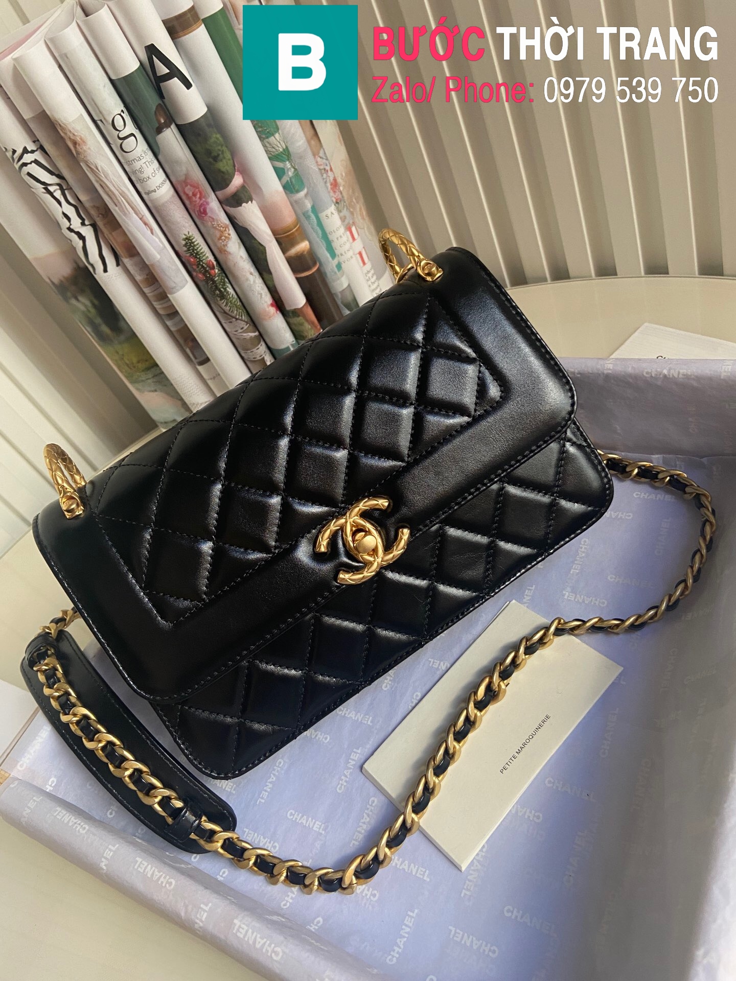 Túi xách Chanel Calfskin Small Plap Bag (1)