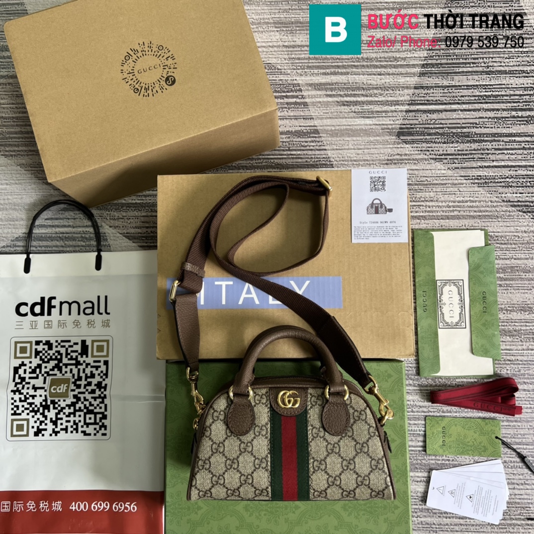 Túi xách Gucci Ophidia top handle mini bag (10)